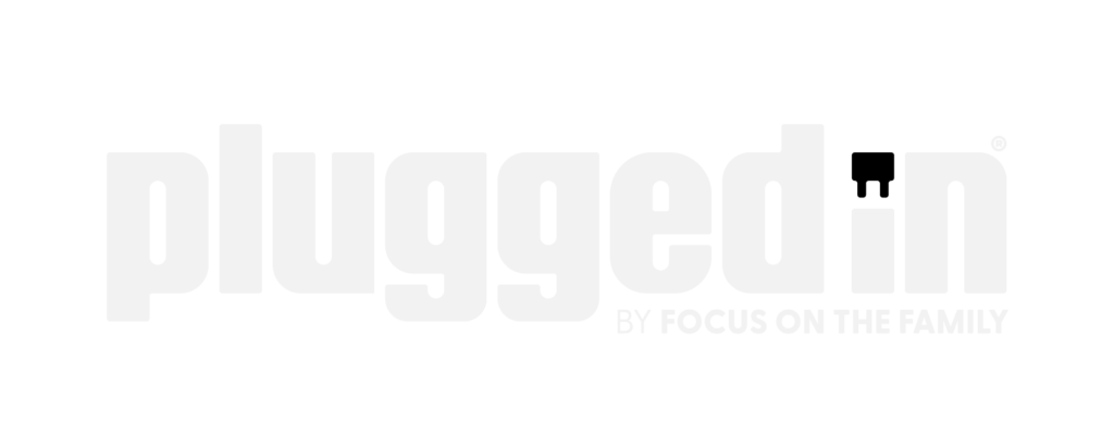 Logo for Plugged In by Focus on the Family