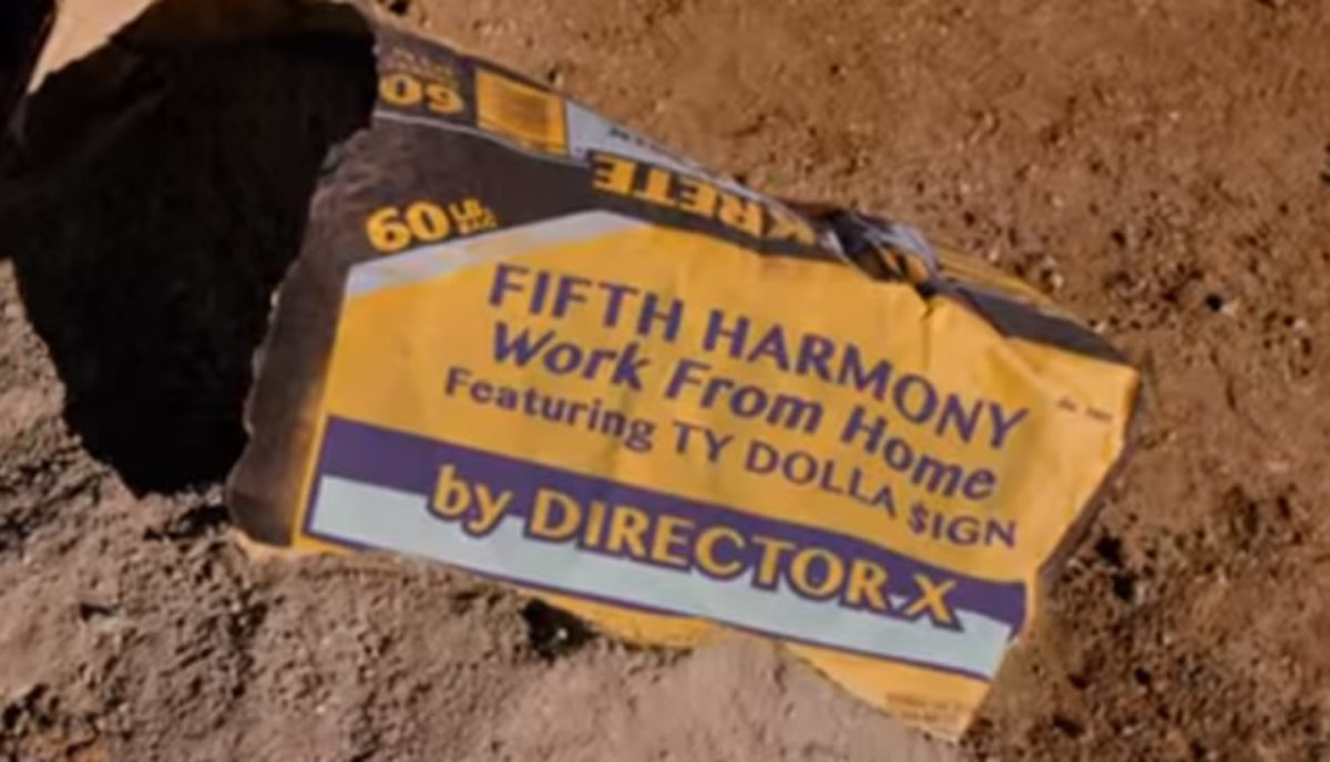 work from home song girls name